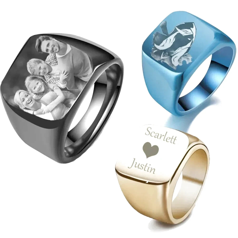 Anillo Sello Personalizado - Photo 1