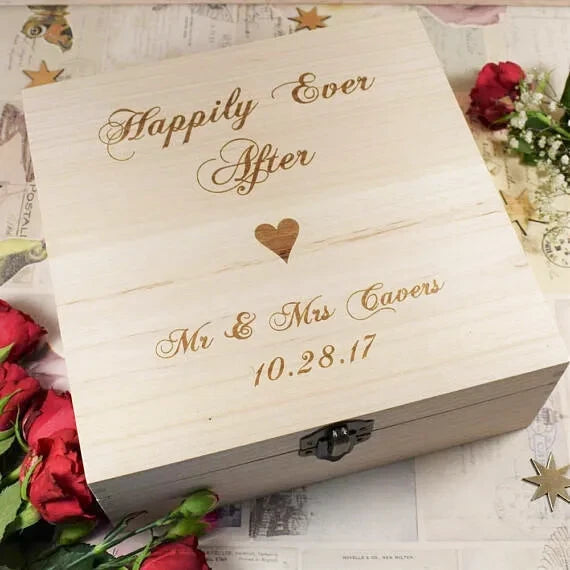 Caja Madera Personalizada Boda - Photo 1