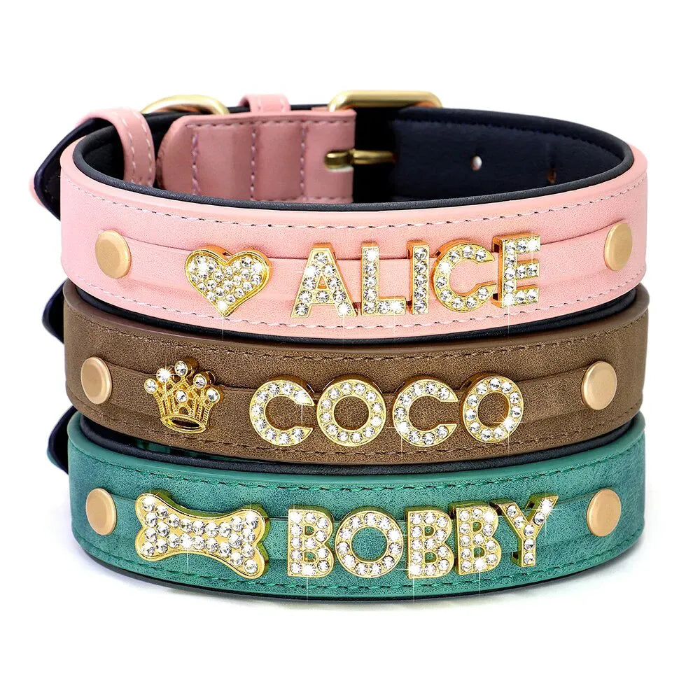 Collar con Letras Brillantes Perros - Photo 1