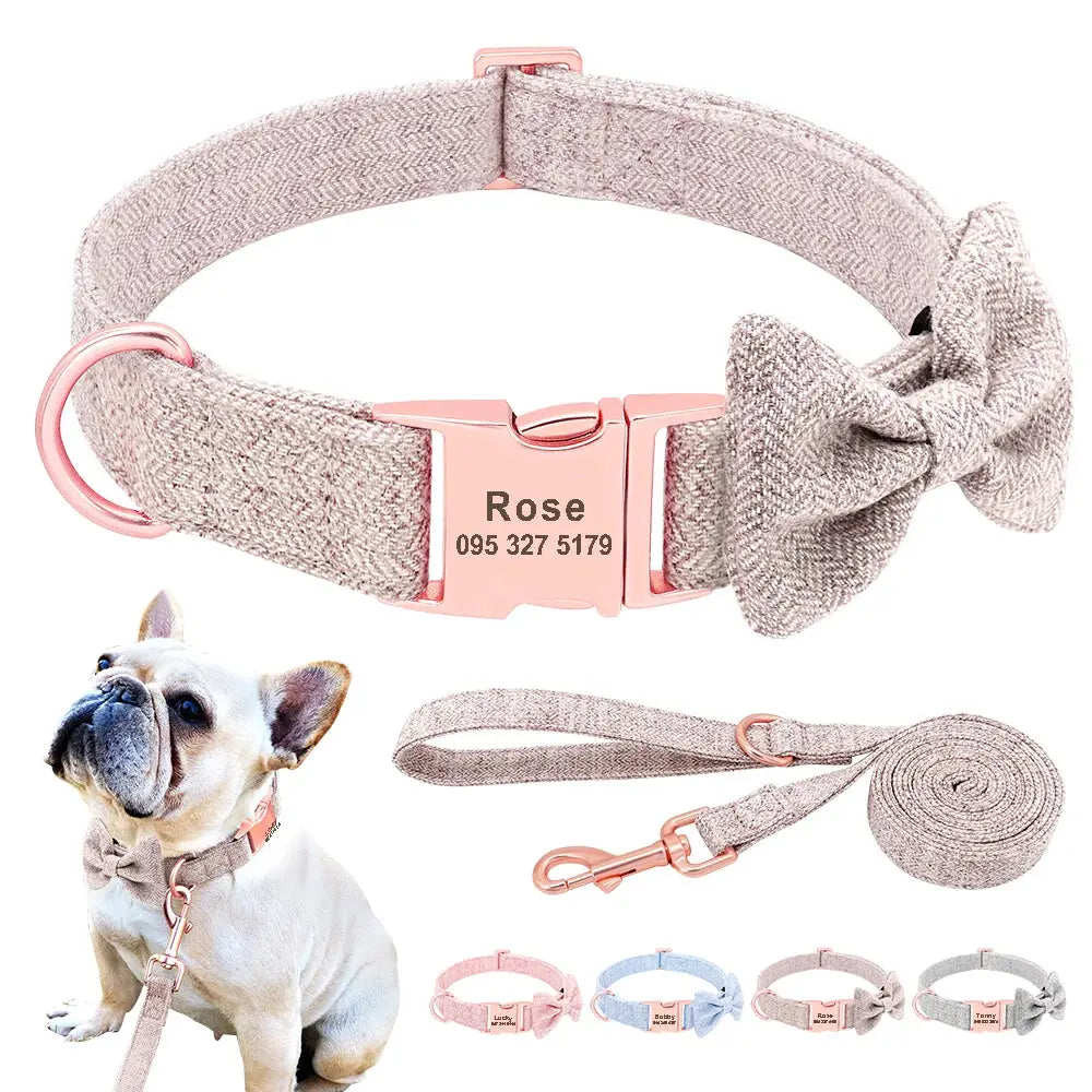 Collar Personalizable para Perro con Correa - Photo 1