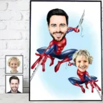 Cuadro Caricatura Familia - Photo 5