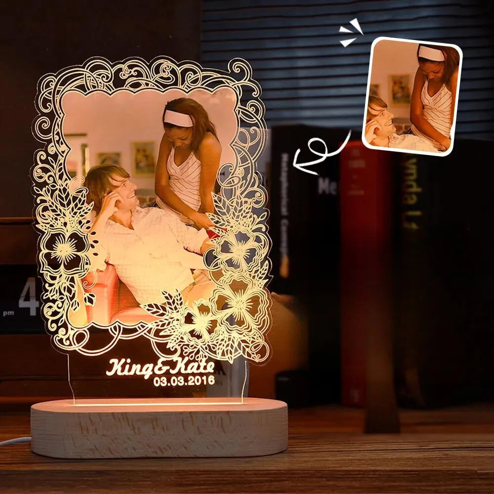 Lámpara Personalizada Foto - Photo 1