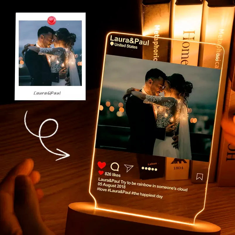 Lámpara Personalizada Instagram - Photo 1