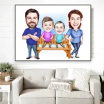 Lienzo Personalizado Familia - Photo 1