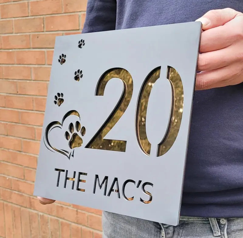 Placa Número Casa Exterior - Photo 1