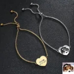 Pulsera con Corazón Foto Grabada - Photo 3