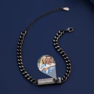 Pulsera Hombre con Foto Dentro - Photo 1