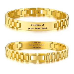 Pulsera Personalizada Hombre Acero Inoxidable - Photo 1