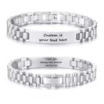 Pulsera Personalizada Hombre Acero Inoxidable - Photo 4