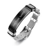 Pulsera de acero para hombre personalizada con foto - Photo 2