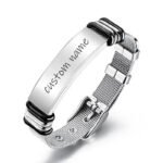 Pulsera de acero para hombre personalizada con foto - Photo 5