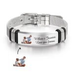 Pulsera de acero para hombre personalizada con foto - Photo 7