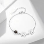 Pulsera mujer personalizable pata de perro - Photo 1