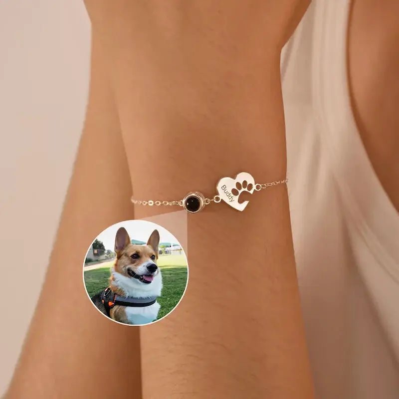 Pulsera personalizada huella de perro - Photo 1