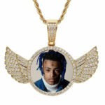 Collar con foto personalizado zirconias brillantes – Foto 3