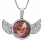 Collar con foto personalizado zirconias brillantes – Foto 4