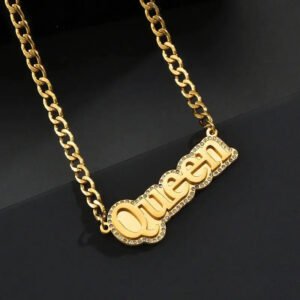Collar rapero bling bling personalizable