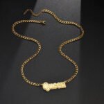 Collar rapero bling bling personalizable – Foto 2