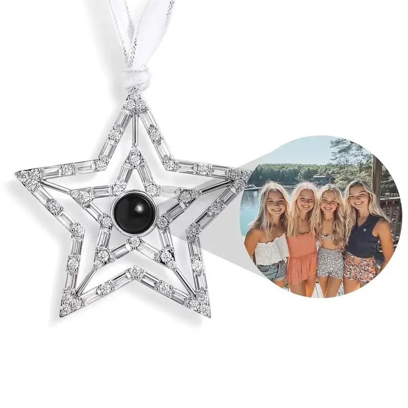 Decoración de Navidad Personalizada con Foto