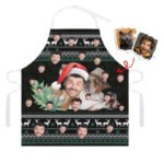 Delantal de cocina personalizado de Navidad