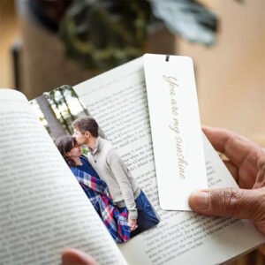Marcapáginas Foto Personalizado con Texto