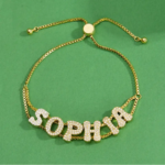 Pulsera Personalizada con Nombre y Diamante