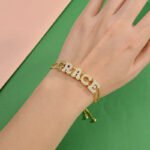 Pulsera Personalizada con Nombre y Diamante – Foto 4