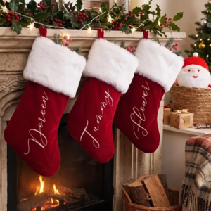 Calcetín de Navidad Personalizado con nombre