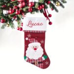 Calcetín de Navidad Personalizado Papá Noel – Foto 2
