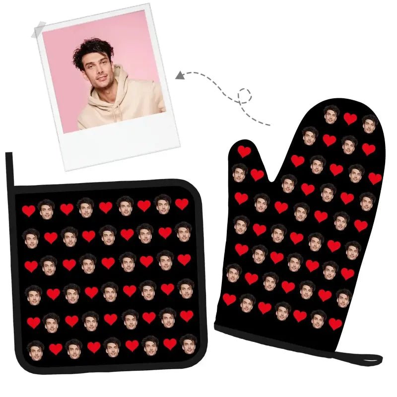 Guantes de Cocina Personalizados Rostros