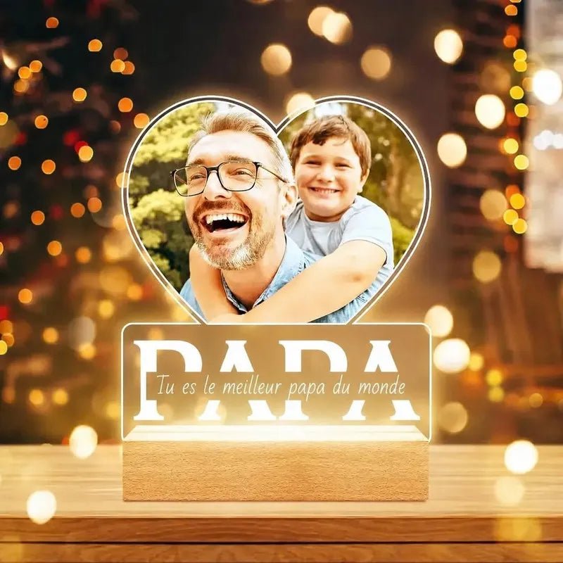 Lámpara personalizada para papá