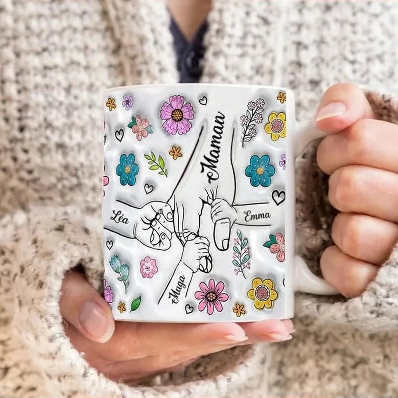 Taza Personalizada Nombres Familia